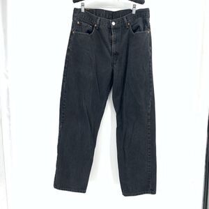 Levi's 550 Size 36 x 32 (tag) Black Relaxed Fit Jeans